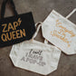 Custom Permanent Jewelry Graphic Tote Bag