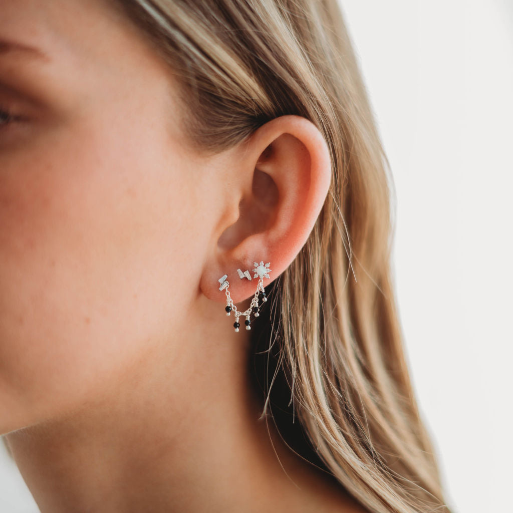 Ear Chains- 14k Gold Fill or Sterling Silver