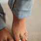 Haven Gemstone 14k Gold Fill + Sterling Silver Ring (ONE TOE/FINGER RING)