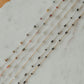 Labradorite, Black Onyx & Tourmaline Double Single Permanent Jewelry Chain (3 feet) PREORDER