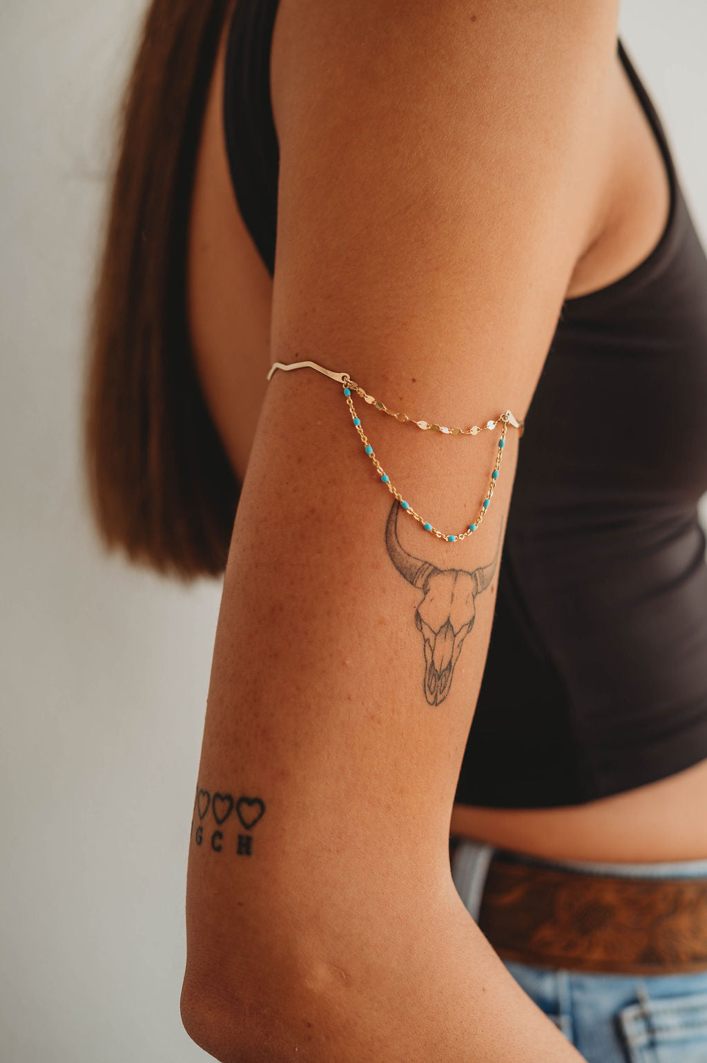 Permanent Jewelry Arm Cuffs - 14k Gold Fill or Sterling Silver