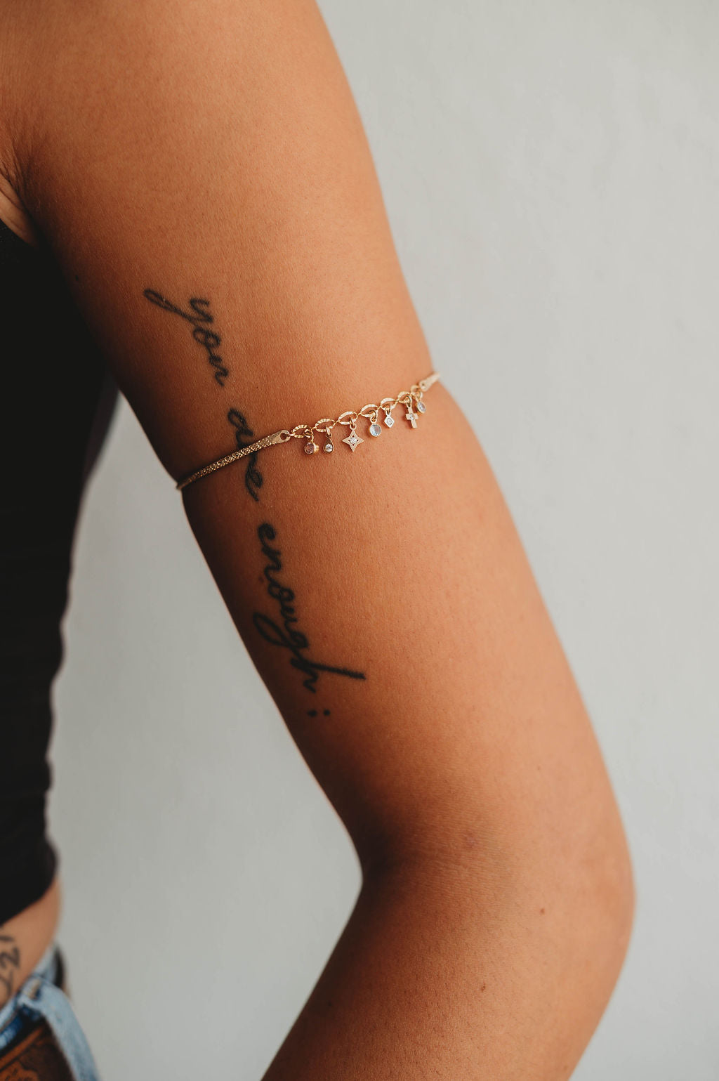 Permanent Jewelry Arm Cuffs - 14k Gold Fill or Sterling Silver