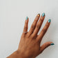 Quinn Opalite Beaded Ring 14k Gold Fill + Sterling Silver - SINGLE FINGER RING
