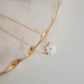 Bloom Necklace- 14k Gold Fill/ Sterling Silver - Opalite Collection