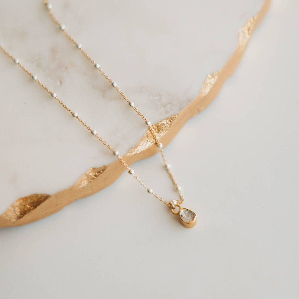 Shine Necklace- 14k Gold Fill/ Sterling Silver - Soul Collection