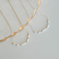 Golden Hour Necklace- 14k Gold Fill/ Sterling Silver - Opalite Collection