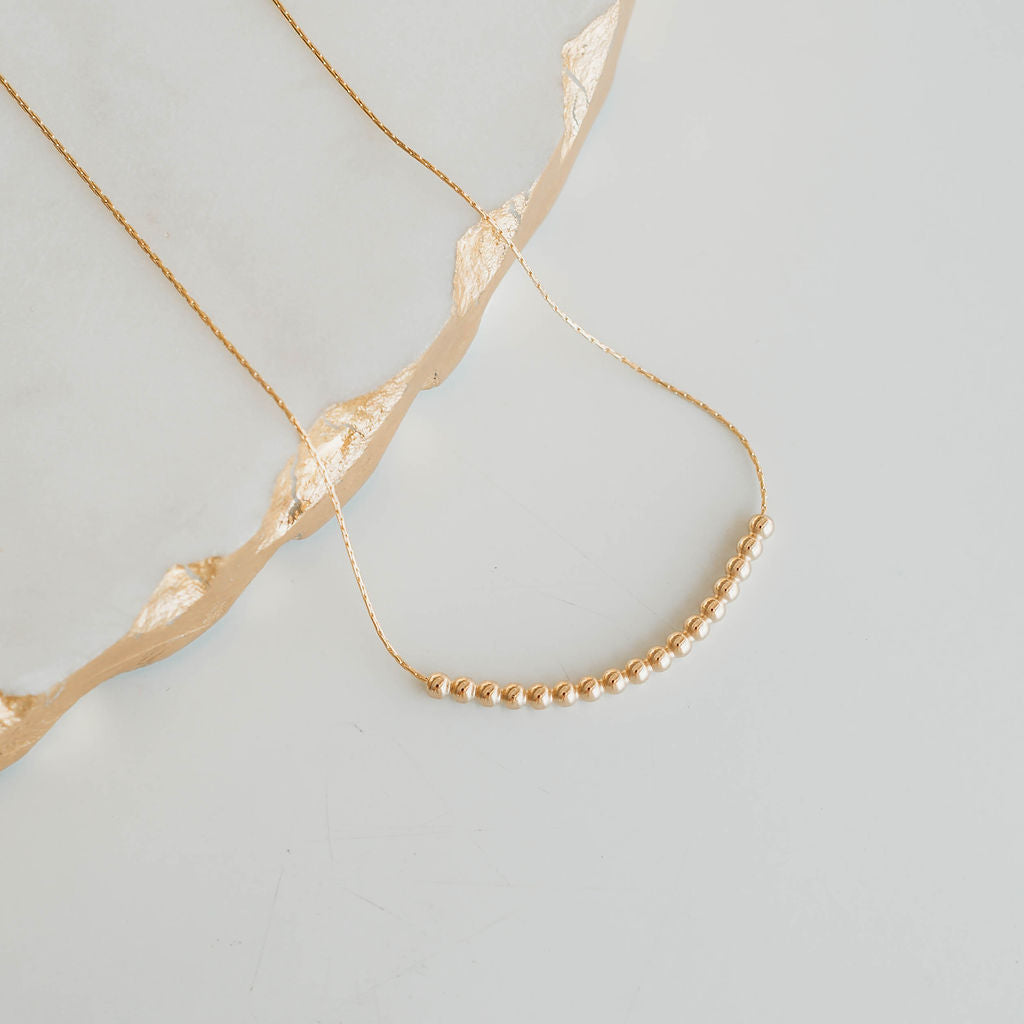 Dottie Necklace- 14k Gold Fill/ Sterling Silver - Soul Collection