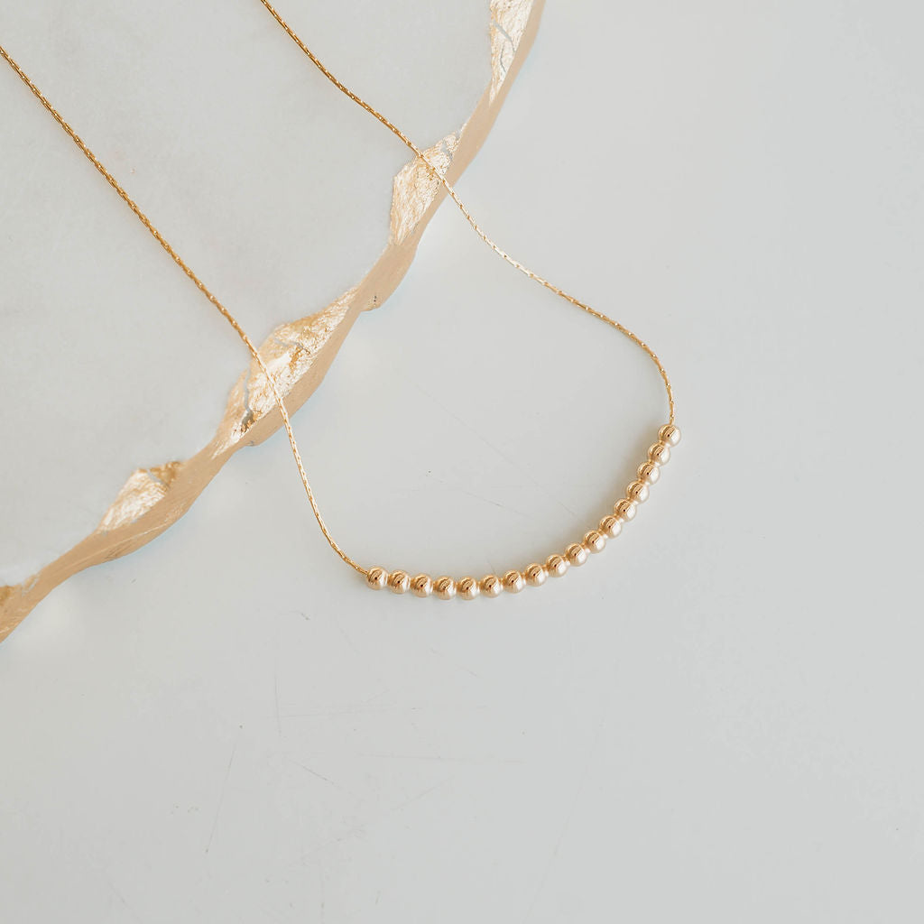 Dottie Necklace- 14k Gold Fill/ Sterling Silver - Soul Collection