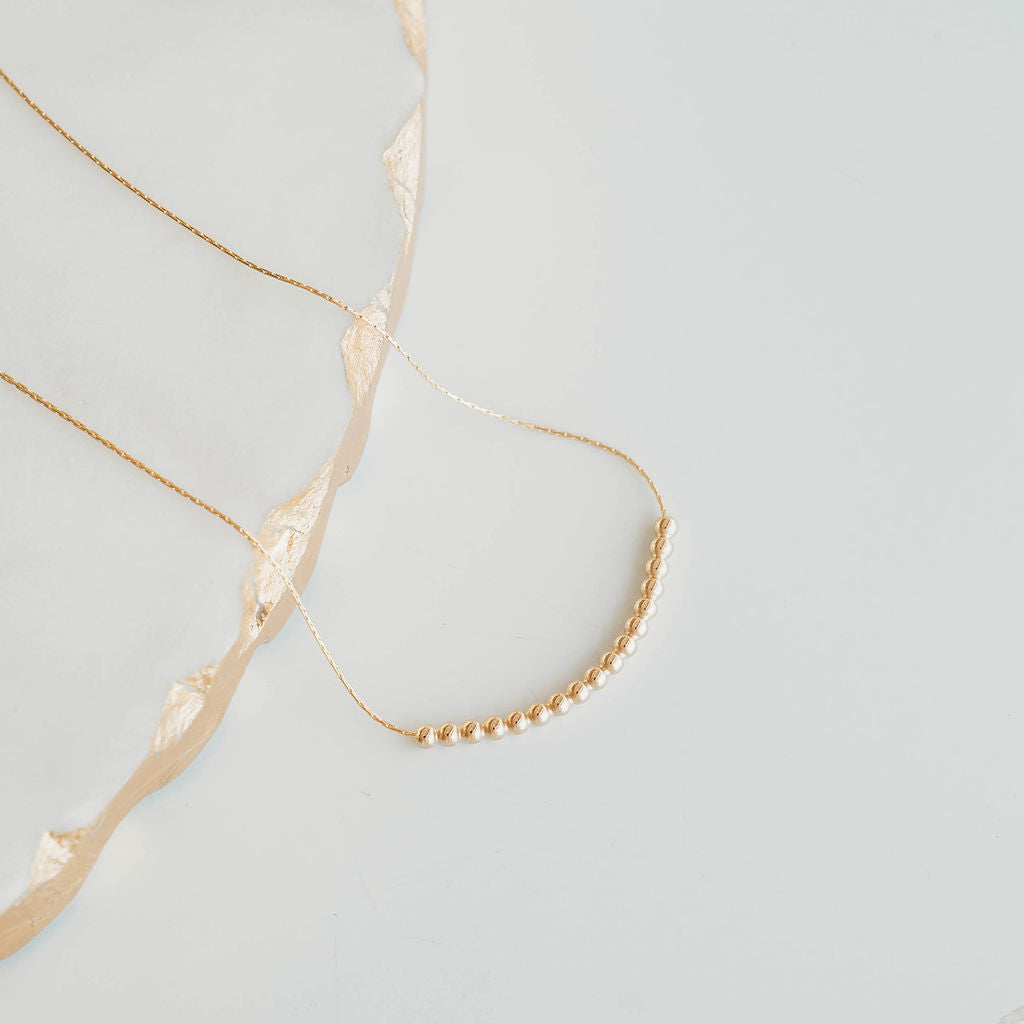 Dottie Necklace- 14k Gold Fill/ Sterling Silver - Soul Collection