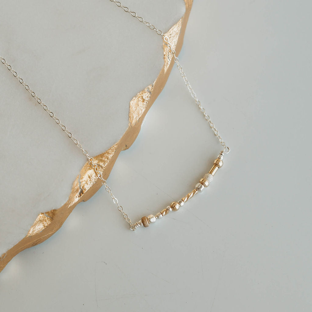 Silver Lining Necklace- 14k Gold Fill/ Sterling Silver - Soul Collection