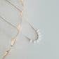 Rain Necklace- 14k Gold Fill/ Sterling Silver - Opalite Collection