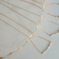 Inner Glow Necklace - 14k Gold Fill/ Sterling Silver - Opalite Collection