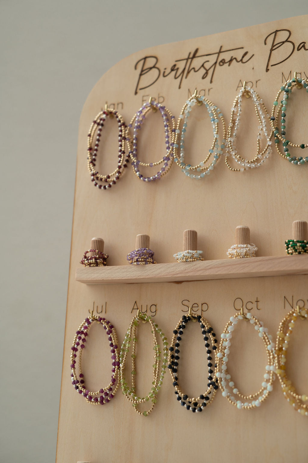 Birthstone Bracelet and Ring Display (DIS-17)