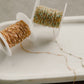 READY TO SHIP Tiny Turquoise + Pink Opal Gemstone Chain (3 feet)