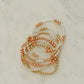 Everly - Mixed Metal Gold Fill Beaded Bracelet- WHOLESALE
