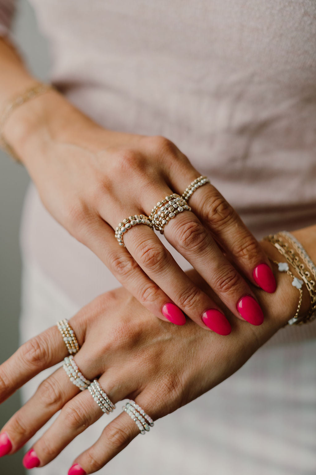 HALF Gold Fill and Sterling Silver Ring WHOLESALE COLLECTION PACK (16 rings)