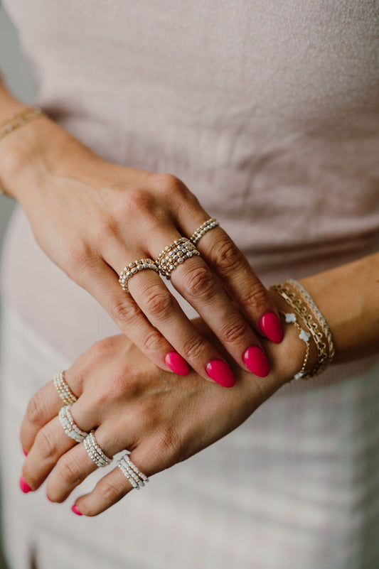 HALF Gold Fill and Sterling Silver Ring WHOLESALE COLLECTION PACK (16 rings)