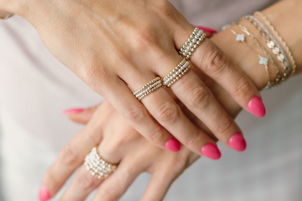 HALF Gold Fill and Sterling Silver Ring WHOLESALE COLLECTION PACK (16 rings)