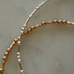 Austyn -Bar Metal Gold and Silver Beaded Bracelet - WHOLESALE