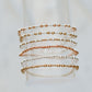 Madison - Mixed Metal Gold Fill + Sterling Silver Beaded Bracelet- WHOLESALE