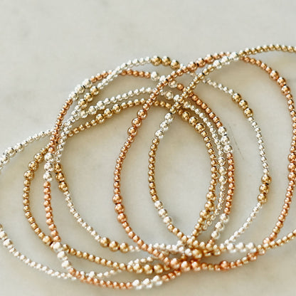 Endy 14k Gold Fill + Sterling Silver Bracelet
