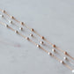 4mm Faceted Satellite Mixed Metal Permanent Jewelry Chain (3 feet) - PREORDER