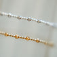 Diamond Cut -  Gold & Silver Beaded Bracelet- WHOLESALE