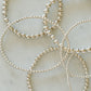 Simply Beaded Sterling Silver Bracelet - WHOLESALE