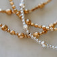 Faceted Gold Beaded Bracelet - WHOLESALE