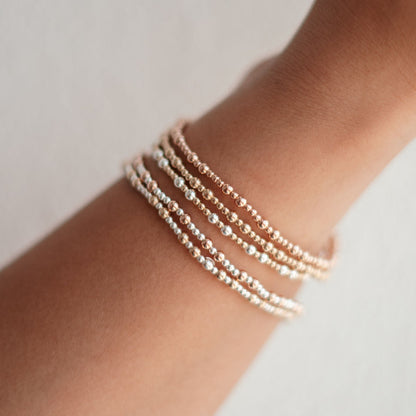 Madison 14k Gold Fill + Sterling Silver Bracelet