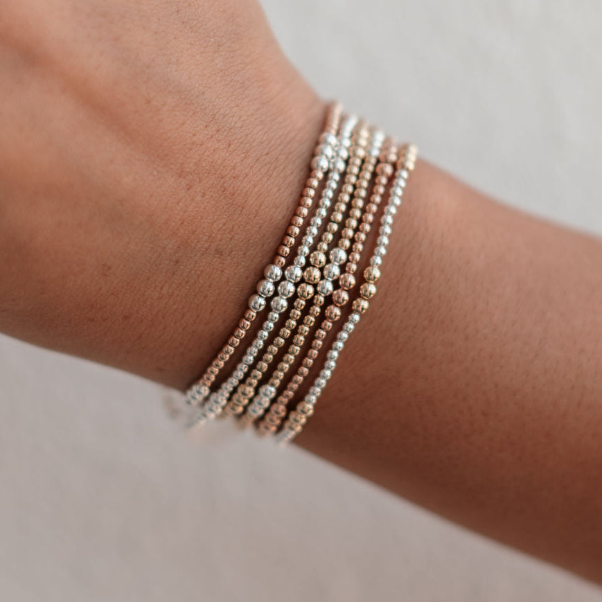 Endy 14k Gold Fill + Sterling Silver Bracelet