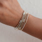 Endy - Mixed Metal Gold Fill + Sterling Silver Beaded Bracelet - WHOLESALE