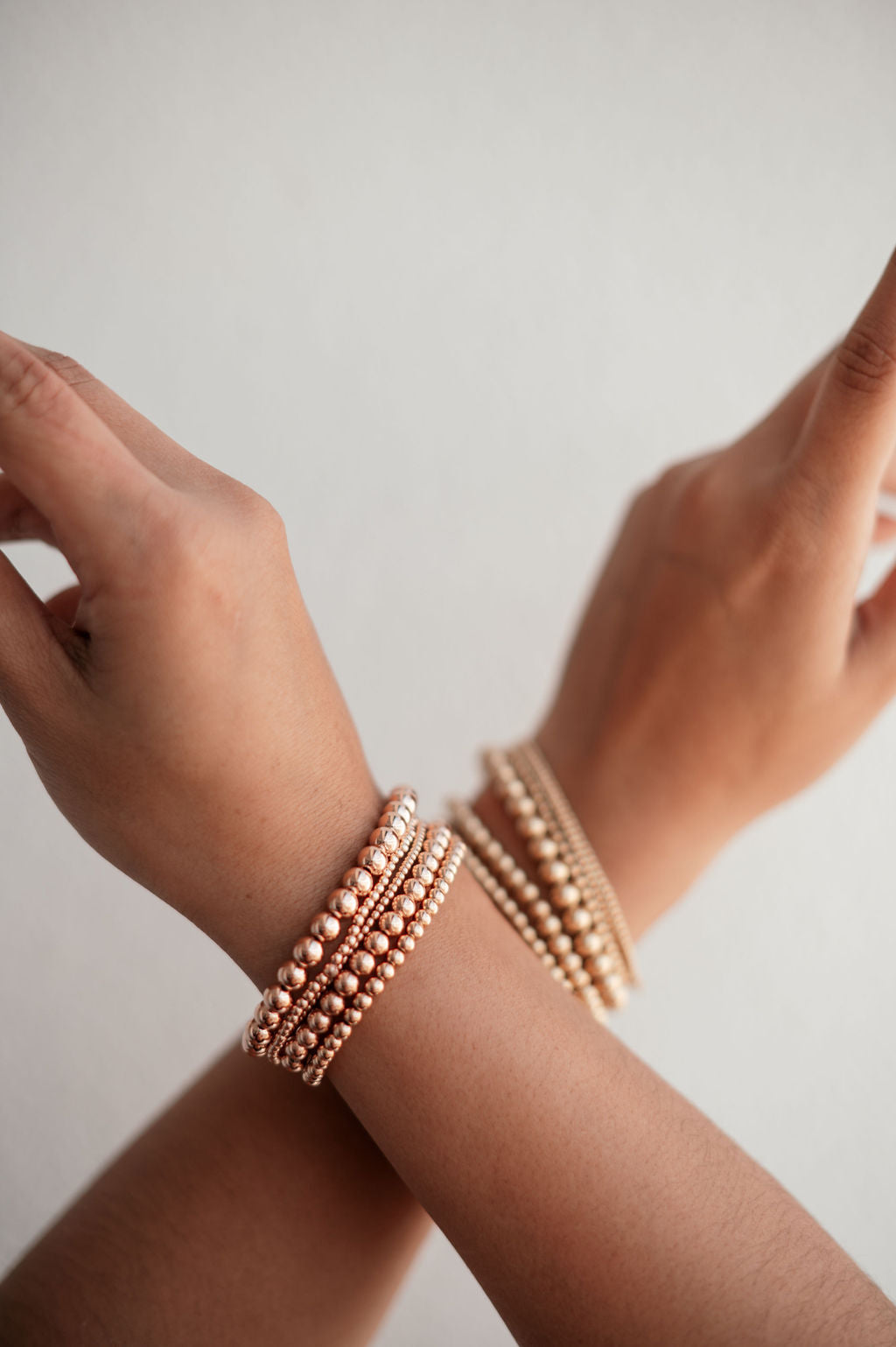 Simply Beaded 14k Rose Gold Fill Bracelet - WHOLESALE