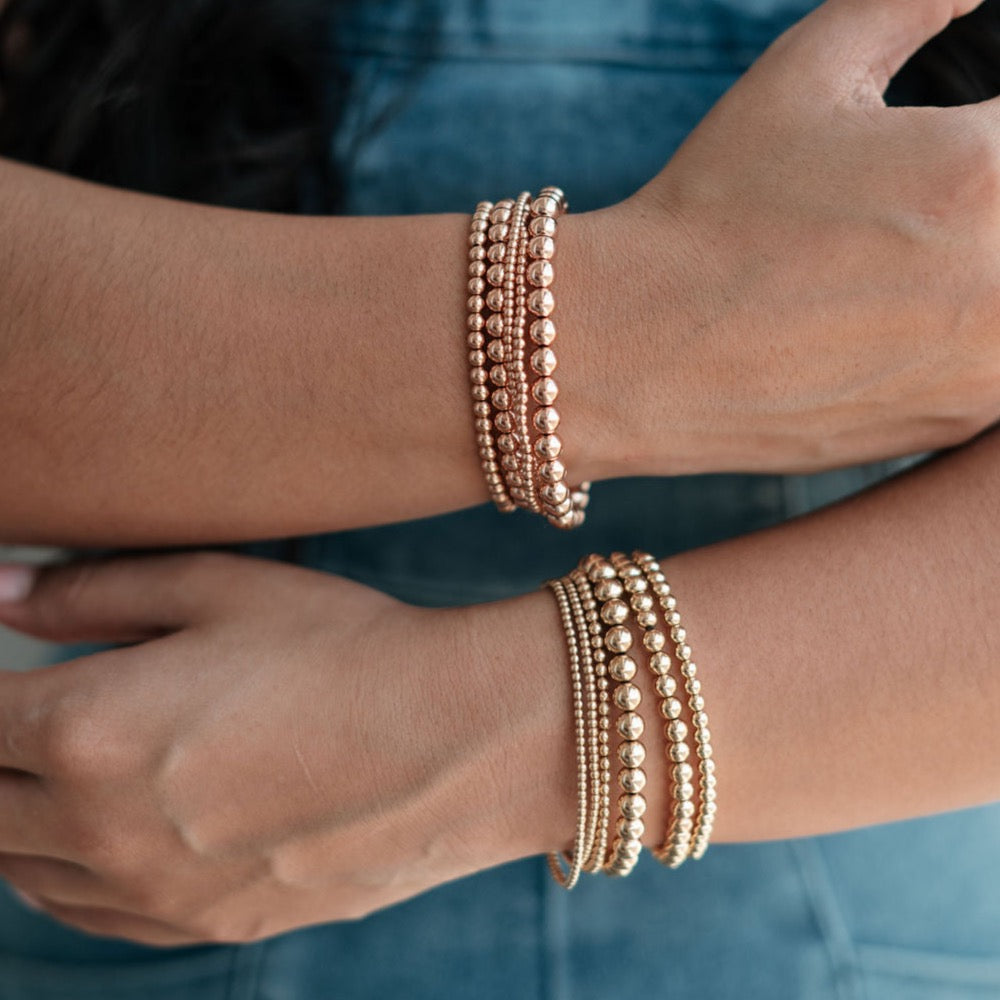 Simply Beaded 14k Gold Fill Bracelet - Wholesale