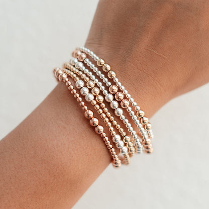 Everly 14k Gold Fill + Sterling Silver Bracelet