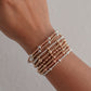 Hayes - Mixed Metal Gold Fill Beaded Bracelet- WHOLESALE