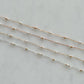 Triple Single Satellite Mixed Metal Permanent Jewelry Chain (3 feet) PREORDER