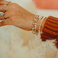 Charolette Birthstone Gemstone Beaded Bracelet - WHOLESALE