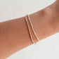 Austyn -Bar Metal Gold and Silver Beaded Bracelet - WHOLESALE