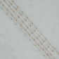 3mm Faceted Satellite Mixed Metal Permanent Jewelry Chain (3 feet) PREORDER