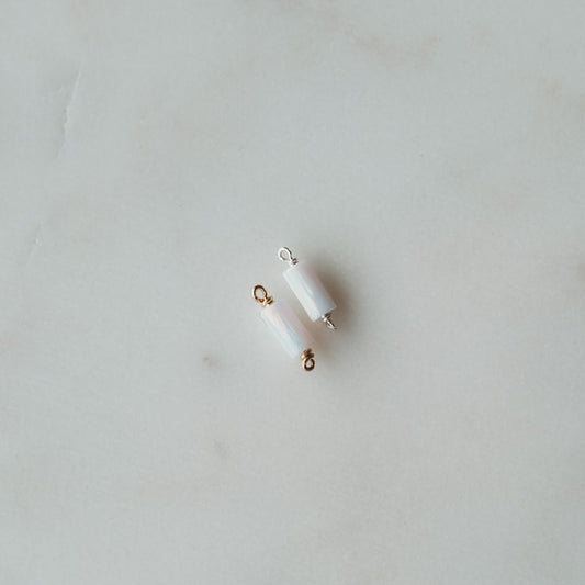 Opal BAR Connectors for Permanent Jewelry