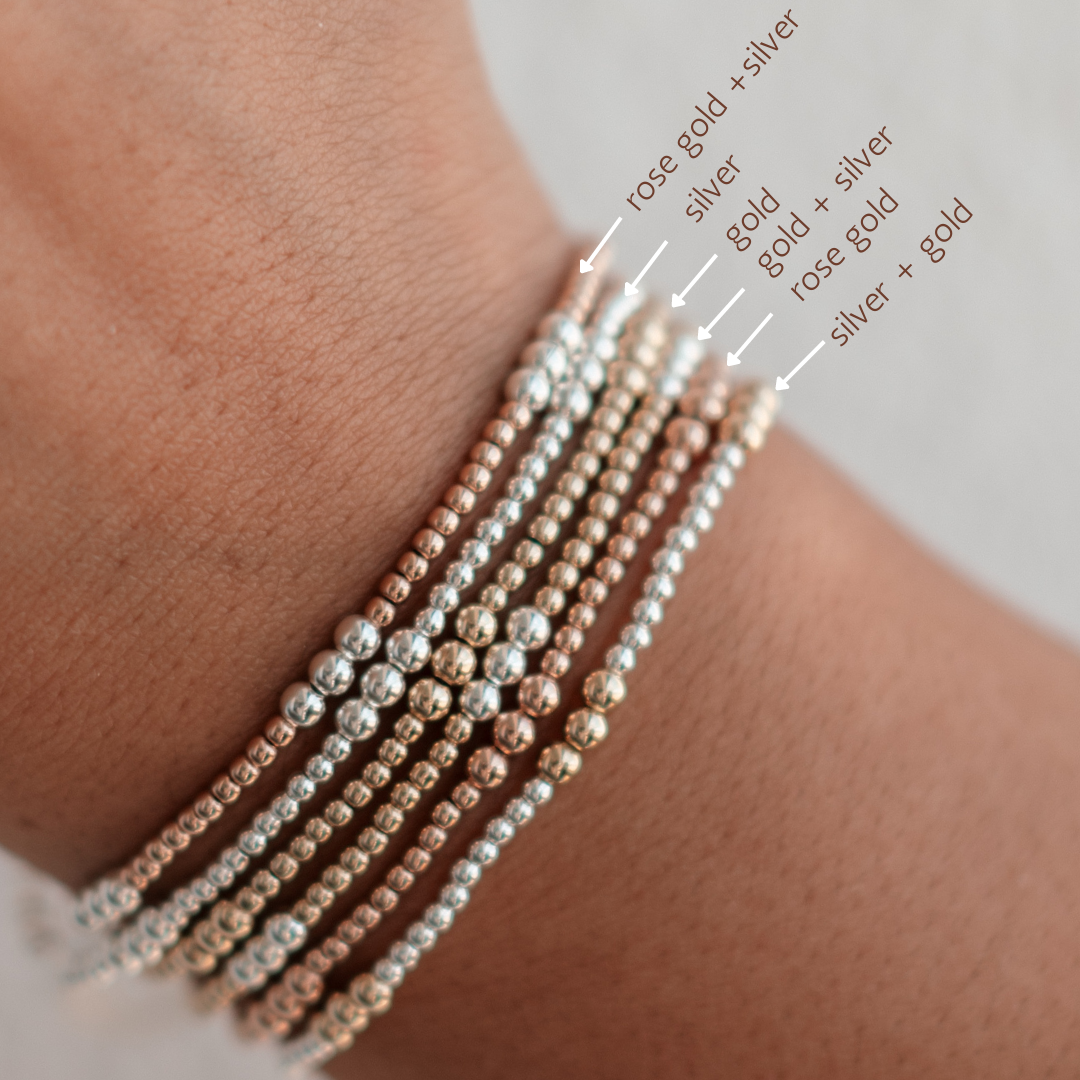 Endy 14k Gold Fill + Sterling Silver Bracelet