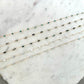 READY TO SHIP Gemstone Tube Permanent Jewelry Chain (3 feet)