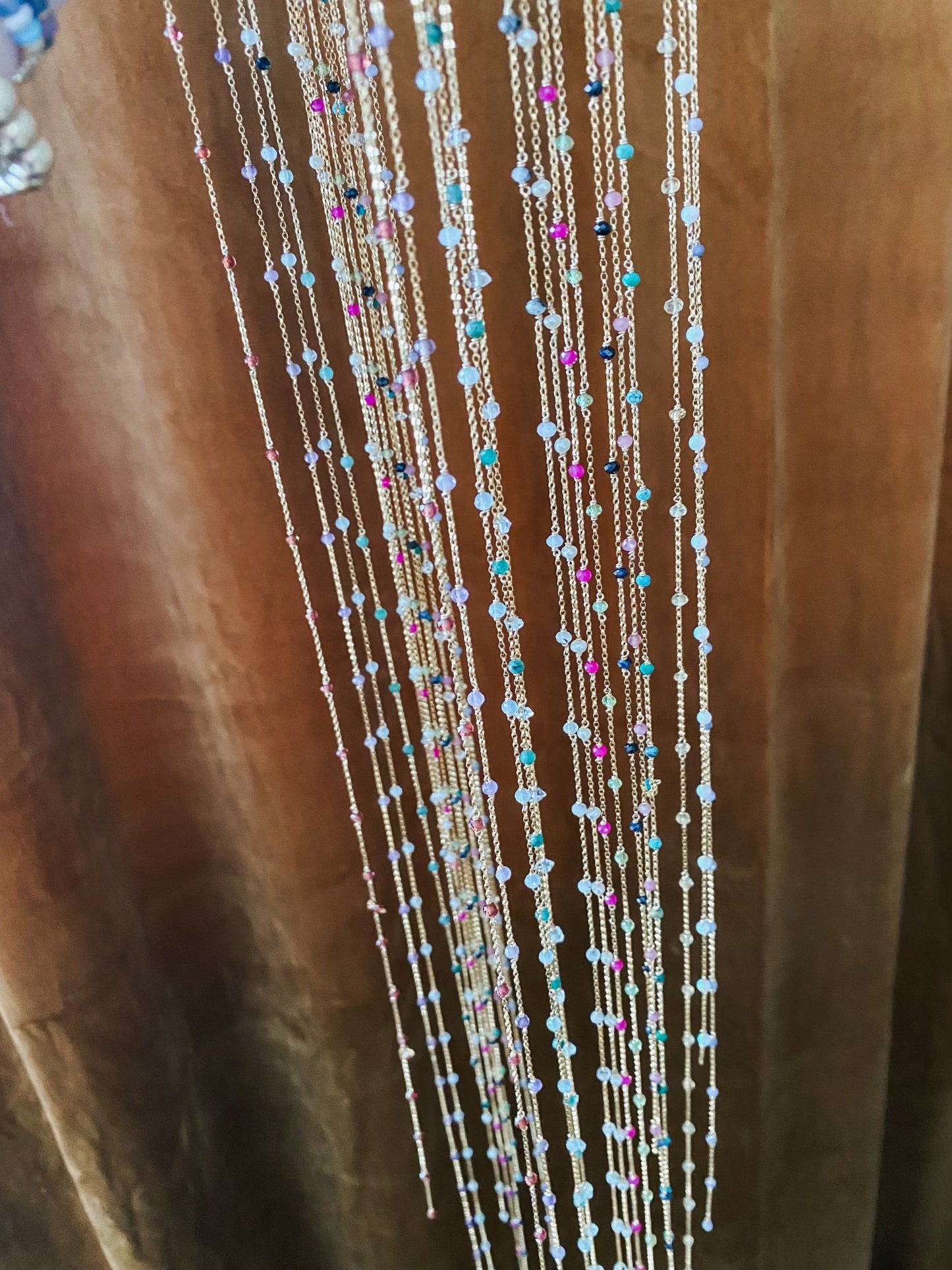 Single Gemstone Birthstone Permanent Jewelry Chain- PREORDER