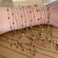 Single Gemstone Birthstone Permanent Jewelry Chain- PREORDER