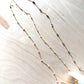 READY TO SHIP Dalmatian Jasper, Tiny Pearl + Peachy Pearl (3 feet)