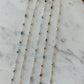 READY TO SHIP Shades of Blue Satellite Gemstone Permanent Jewelry Chain (3 feet)
