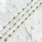 READY TO SHIP Tiny Gemstone Permanent Jewelry Chain (3 feet)