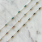 READY TO SHIP Tiny Gemstone Permanent Jewelry Chain (3 feet)
