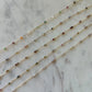 READY TO SHIP Various Gemstone Sapphire Satellite Permanent Jewelry Chain (3 feet)